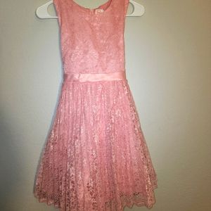 Girls pink size 12 dress
